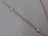 LARGE 12.53CT DIAMOND & AAA WHITE QUARTZ 14KT ROSE GOLD DIA BY THE YARD PENDANT