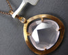 LARGE 9.74CT DIAMOND & AAA PINK QUARTZ 14K ROSE GOLD DIAMOND BY THE YARD PENDANT