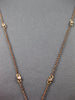 LARGE 9.74CT DIAMOND & AAA PINK QUARTZ 14K ROSE GOLD DIAMOND BY THE YARD PENDANT