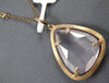 LARGE 11.47CT DIAMOND & AAA PINK QUARTZ 14KT ROSE GOLD DIA BY THE YARD PENDANT