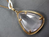 LARGE 11.47CT DIAMOND & AAA PINK QUARTZ 14KT ROSE GOLD DIA BY THE YARD PENDANT