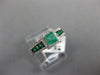 .73CT DIAMOND & AAA EMERALD 14K WHITE & BLACK GOLD PRINCESS & ROUND PROMISE RING