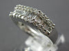 1.13CT DIAMOND 18KT WHITE GOLD 3D ROUND & BAGUETTE SEMI HEXAGON ANNIVERSARY RING