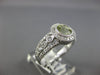 1.25CT DIAMOND & AAA LEMON QUARTZ 14K WHITE GOLD 3D ROUND HALO FILIGREE FUN RING
