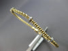 0.06CT DIAMOND 14KT 2 TONE GOLD PAST PRESENT FUTURE FLEXIBLE MESH BANGLE BRACELET