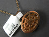 LARGE .89CT DIAMOND & AAA MOTHER OF PEARL 18KT ROSE GOLD SIDEWAYS OVAL PENDANT