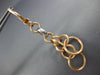 LARGE .17CT DIAMOND 18KT 2 TONE GOLD 3D MATTE & SHINY LEVERBACK HANGING EARRINGS