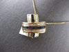 EXTRA LARGE 5.12CT DIAMOND & AAA SAPPHIRE 14KT YELLOW GOLD 3D BAGUETTE X PENDANT