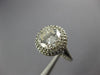 LARGE 3.03CT DIAMOND 14K WHITE GOLD 3D GIA CERTIFIED DOUBLE HALO ENGAGEMENT RING