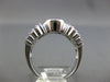 WIDE 2.4CT DIAMOND & AAA SAPPHIRE 18K WHITE GOLD ROUND HORSESHOE ENGAGEMENT RING