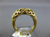 .79CT DIAMOND & AAA SAPPHIRE 18KT YELLOW GOLD ROUND & PRINCESS CRISS CROSS RING