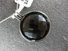 LARGE 13.0CT DIAMOND & AAA SMOKY TOPAZ 14KT WHITE GOLD 3D ROUND FLOATING PENDANT