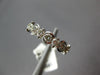 ESTATE .67CT DIAMOND 14K 2 TONE GOLD CLASSIC SEMI BEZEL WEDDING ANNIVERSARY RING