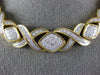 EXTRA LARGE 8.0CT DIAMOND 18KT YELLOW GOLD 3D INTERCHANGEABLE BRACELET NECKLACE