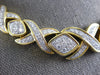 EXTRA LARGE 8.0CT DIAMOND 18KT YELLOW GOLD 3D INTERCHANGEABLE BRACELET NECKLACE