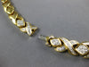EXTRA LARGE 8.0CT DIAMOND 18KT YELLOW GOLD 3D INTERCHANGEABLE BRACELET NECKLACE
