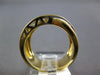 WIDE 1.29CT DIAMOND 14K 2 TONE GOLD PRINCESS INVISIBLE CRISS CROSS INFINITY RING