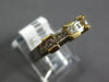 ESTATE .36CT DIAMOND 14K WHITE & YELLOW GOLD 3D CLASSIC CHANNEL ANNIVERSARY RING