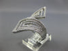 EXTRA LARGE 1.26CT DIAMOND 14K WHITE GOLD MULTI ROW CRISS CROSS ANNIVERSARY RING
