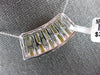LARGE 3.66CT DIAMOND AAA MOTHER OF PEARL 18KT WHITE GOLD FILIGREE SLIDER PENDANT