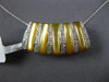 LARGE 3.66CT DIAMOND AAA MOTHER OF PEARL 18KT WHITE GOLD FILIGREE SLIDER PENDANT
