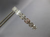 LARGE 5.78CT DIAMOND 18KT WHITE GOLD BAGUETTE INSIDE OUT HOOP HANGING EARRINGS