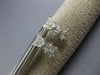 .92CT DIAMOND 18KT WHITE GOLD 3D KITE CUT & BAGUETTE INVISIBLE HANGING EARRINGS