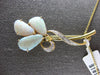 ESTATE LARGE 4.72CT DIAMOND & AAA OPAL 14K YELLOW GOLD CLASSIC FLOWER BROOCH PIN