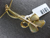 ESTATE LARGE 4.72CT DIAMOND & AAA OPAL 14K YELLOW GOLD CLASSIC FLOWER BROOCH PIN