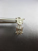 .92CT DIAMOND 18KT WHITE GOLD 3D KITE CUT & BAGUETTE INVISIBLE HANGING EARRINGS