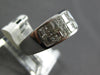 ESTATE WIDE 1.78CT DIAMOND 18KT WHITE GOLD PRINCESS & BAGUETTE ANNIVERSARY RING