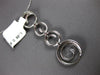 LARGE 1.26CT DIAMOND 14KT WHITE GOLD 3D MULTI CIRCULAR JOURNEY FLOATING PENDANT