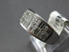 ESTATE WIDE 1.78CT DIAMOND 18KT WHITE GOLD PRINCESS & BAGUETTE ANNIVERSARY RING