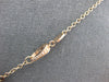 LARGE 3.82CT DIAMOND 14KT ROSE GOLD 3D MULTI ROW CRISS CROSS LARIAT FUN NECKLACE