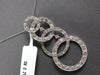 LARGE 1.62CT DIAMOND 18KT WHITE GOLD MULTI CIRCULAR LOVE KNOT FLOATING PENDANT