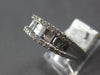 WIDE 1.52CT DIAMOND 18KT WHITE GOLD ROUND & BAGUETTE INVISIBLE ANNIVERSARY RING