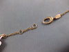 LARGE 3.82CT DIAMOND 14KT ROSE GOLD 3D MULTI ROW CRISS CROSS LARIAT FUN NECKLACE