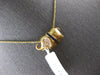 .46CT DIAMOND & AAA SAPPHIRE 18K YELLOW GOLD HAPPY ELEPHANT FUN FLOATING PENDANT