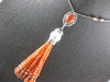 85.38CT DIAMOND AAA CORAL & SOUTH SEA PEARL 18KT WHITE GOLD CHANDELIER NECKLACE