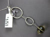 LARGE 9.81CT DIAMOND & AAA WHITE QUARTZ & GREEN AMETHYST 14KT WHITE GOLD PENDANT