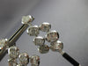 EXTRA LARGE 3.82CT DIAMOND & BLACK ENAMEL 18KT WHITE GOLD OVAL HANGING EARRINGS