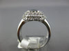 1.66CT DIAMOND & AAA SAPPHIRE 14KT WHITE GOLD EMERALD CUT & ROUND BEZEL FUN RING