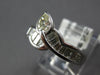 ESTATE 1.47CT WHITE & FANCY YELLOW DIAMOND 18KT WHITE GOLD CRISS CROSS LEAF RING