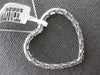 EXTRA LARGE 1.26CT DIAMOND 14KT WHITE GOLD OPEN HEART PUFF LOVE FLOATING PENDANT