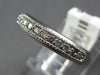 .23CT DIAMOND 14KT WHITE GOLD FILIGREE MILGRAIN SEMI ETERNITY ANNIVERSARY RING
