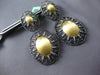 EXTRA LARGE 1.25CT DIAMOND 18KT BLACK GOLD DOUBLE OVAL CLIP ON HANGING EARRINGS