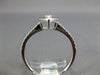 ESTATE .39CT DIAMOND 18KT WHITE GOLD 3D CLUSTER PEAR SHAPE HALO FRIENDSHIP RING