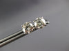 ESTATE 1.45CT DIAMOND 14K WHITE GOLD CLASSIC ROUND 4 PRONG MARTINI STUD EARRINGS