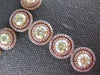 EXTRA LARGE 34.15CT PINK & FANCY YELLOW DIAMOND 18K ROSE GOLD 3D TENNIS NECKLACE