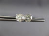 ESTATE 1.67CT DIAMOND 14K WHITE GOLD CLASSIC ROUND 4 PRONG MARTINI STUD EARRINGS